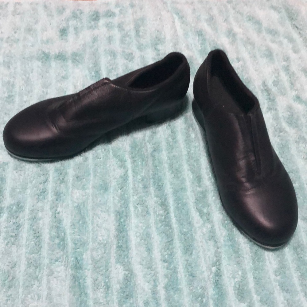 Black tap shoes